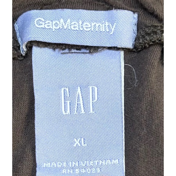 Gap Maternity XL Top Brown Sleeveless Tie Neck Blouse Womenswear - Picture 2 of 6